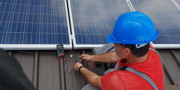 Solar Panels Malaga Team Finishing Work